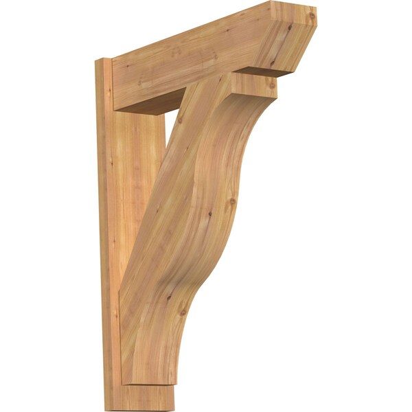 Ekena Millwork Funston Slat Smooth Outlooker, Western Red Cedar, 7 1/2"W x 28"D x 36"H OUT08X28X36FST06SWR - main